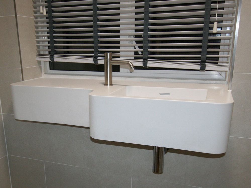 Bespoke Corian Bathroom Basins UK